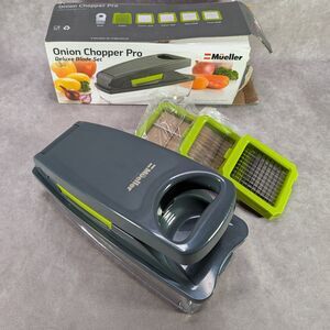 Mueller Onion Chopper Pro Deluxe Blade Set Vegetable Dicer Slicer No Brush